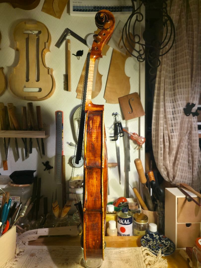 【新作.製作楽器⑧】ビオラ15.5インチ39.5cm　オリジナル※2026