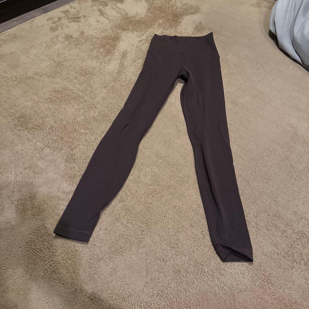 Lululemon ダークブラウン レギンス