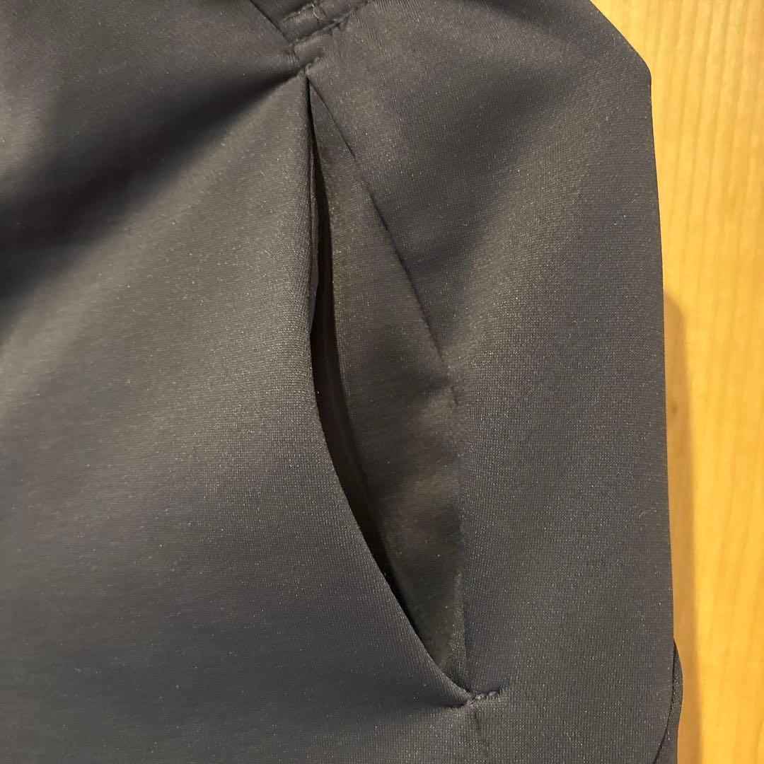 極美品 DESCENTE ネイビー 裏起毛スエットジャージ上下セットアップ M