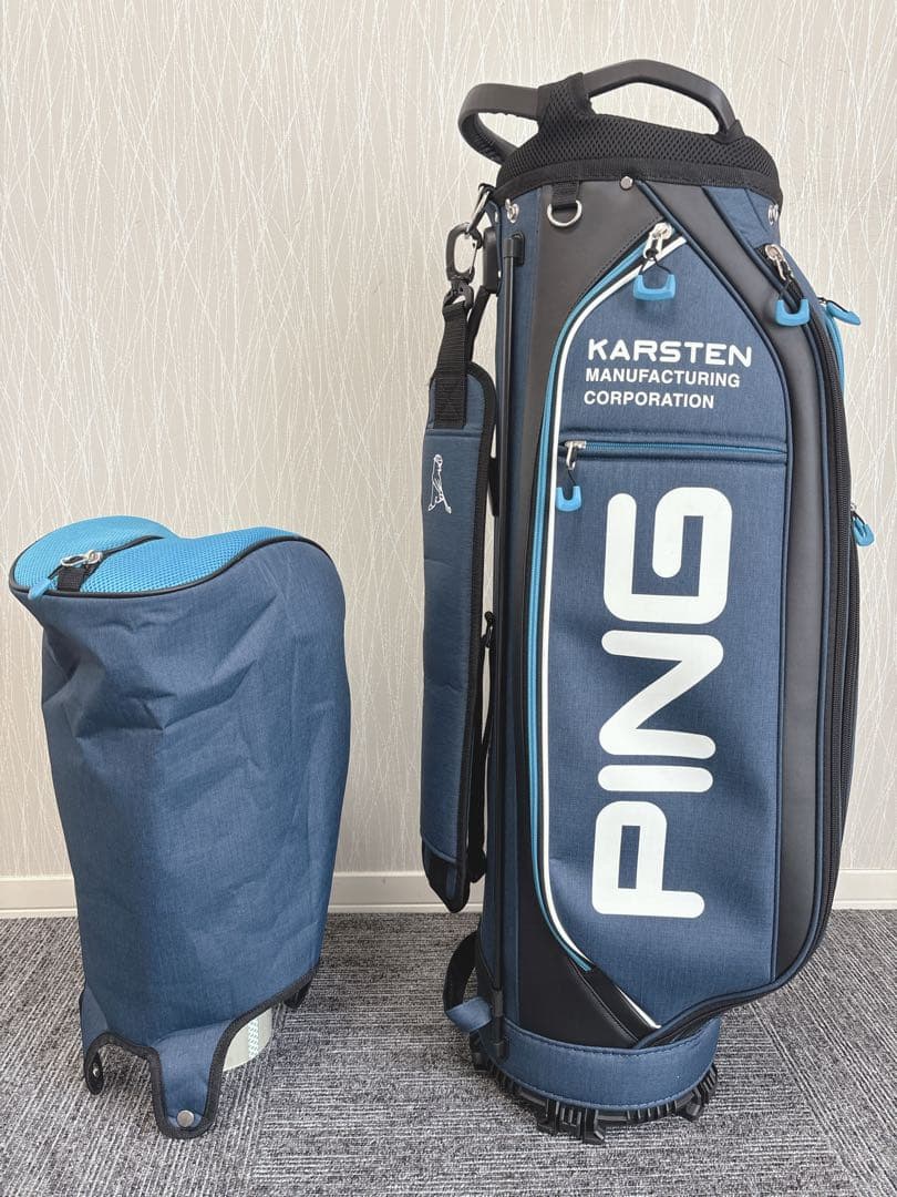 美品❗️PING/KARSTEN 9型 キャディバッグ 大変希少なモデル