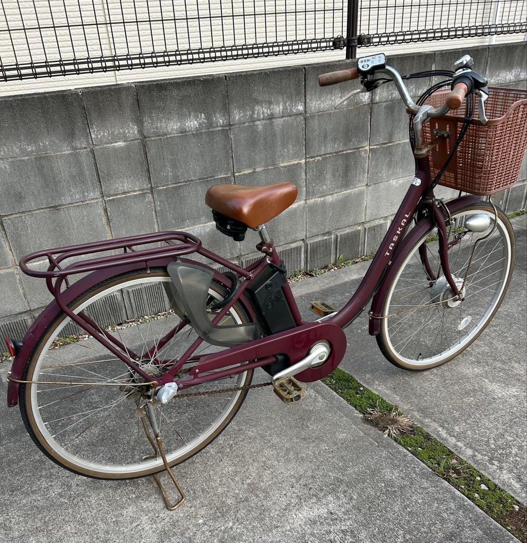 （福岡）ラオックス 電動 自転車 TASKAL アシスト 直接引取 後輪パンク