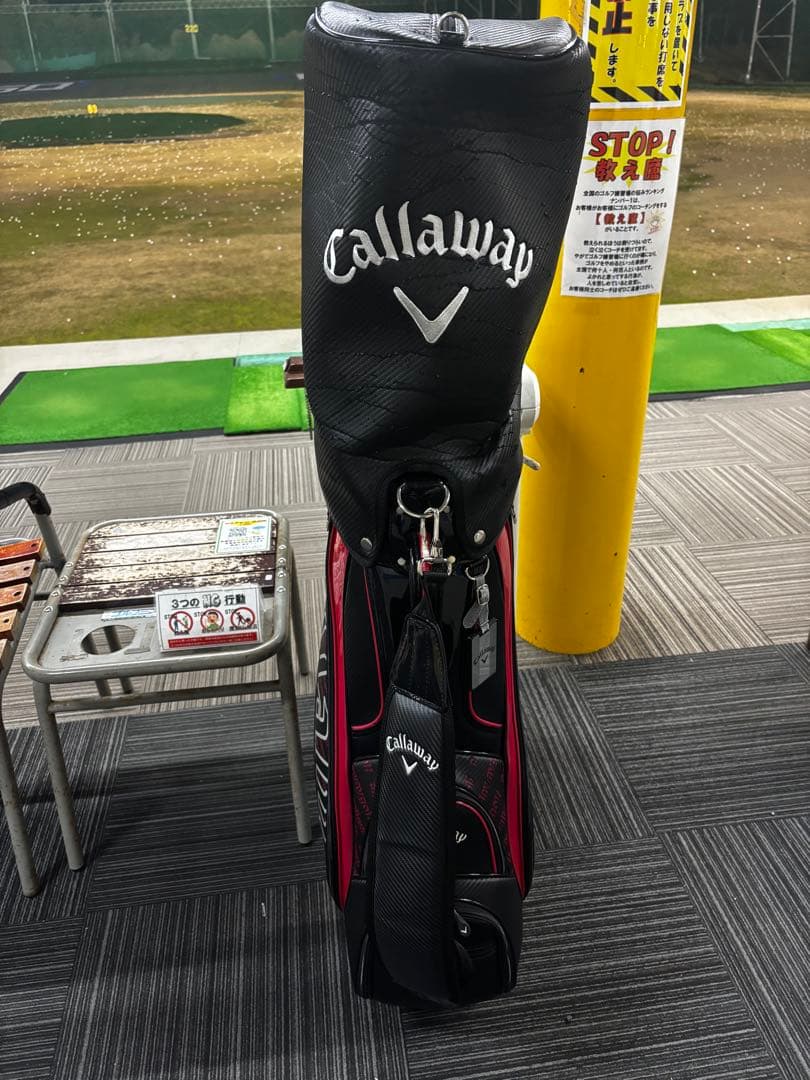 Callaway キャディバッグ 黒 赤