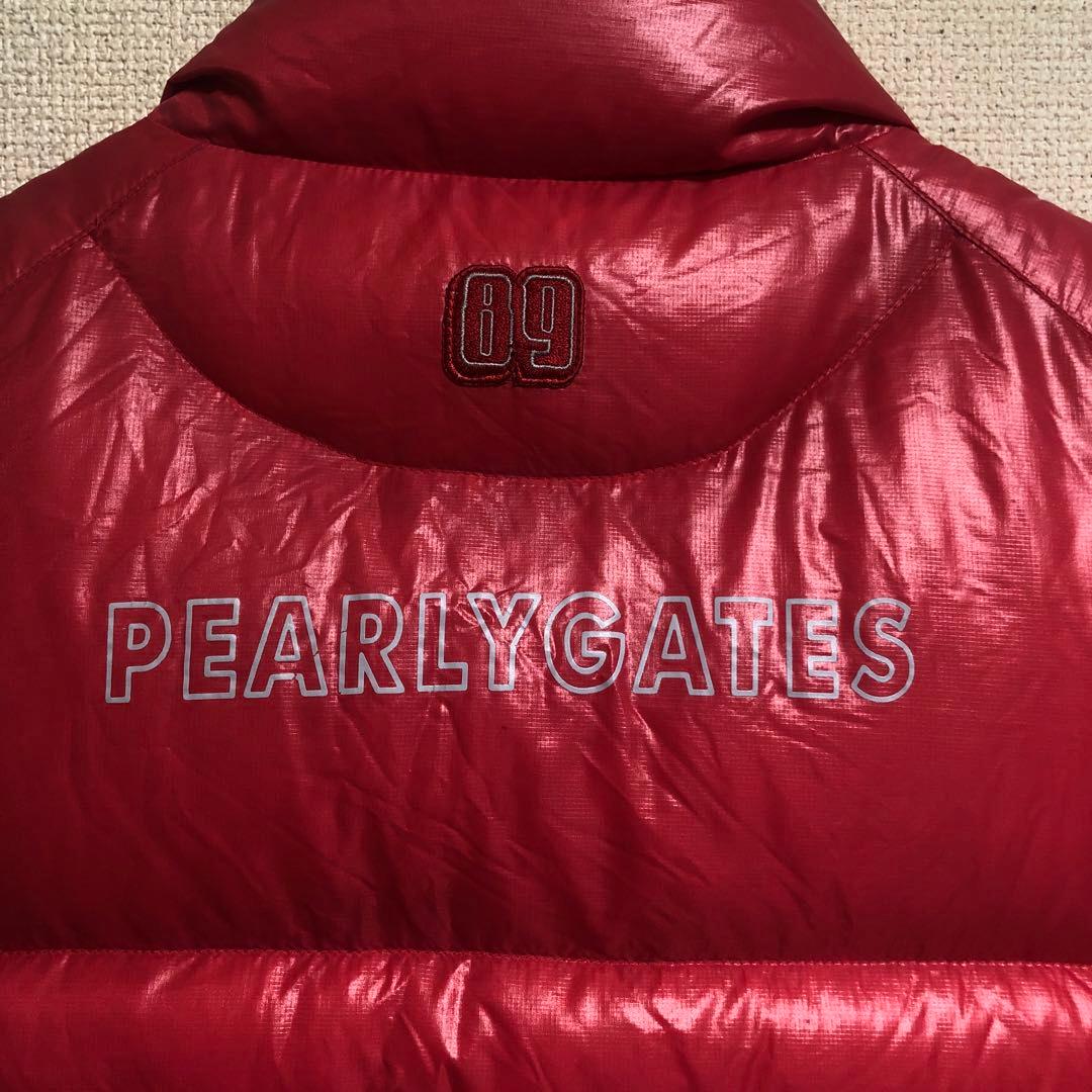 美品　PEARLY GATES ピンク　ダウンベスト メンズXLサイズ