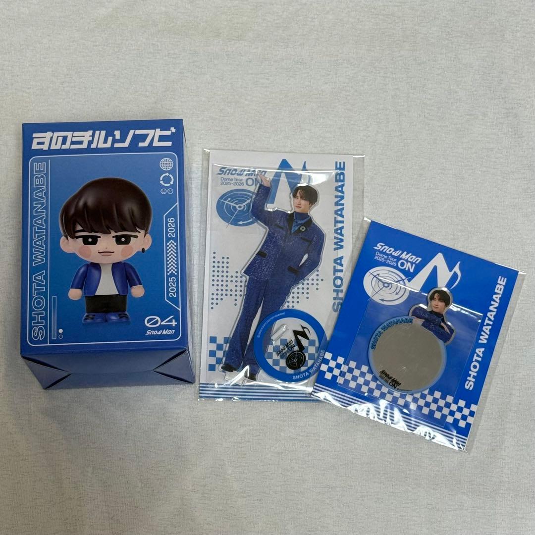 Man ON 渡辺翔太 ソフビ アクスタ ミラーステッカー