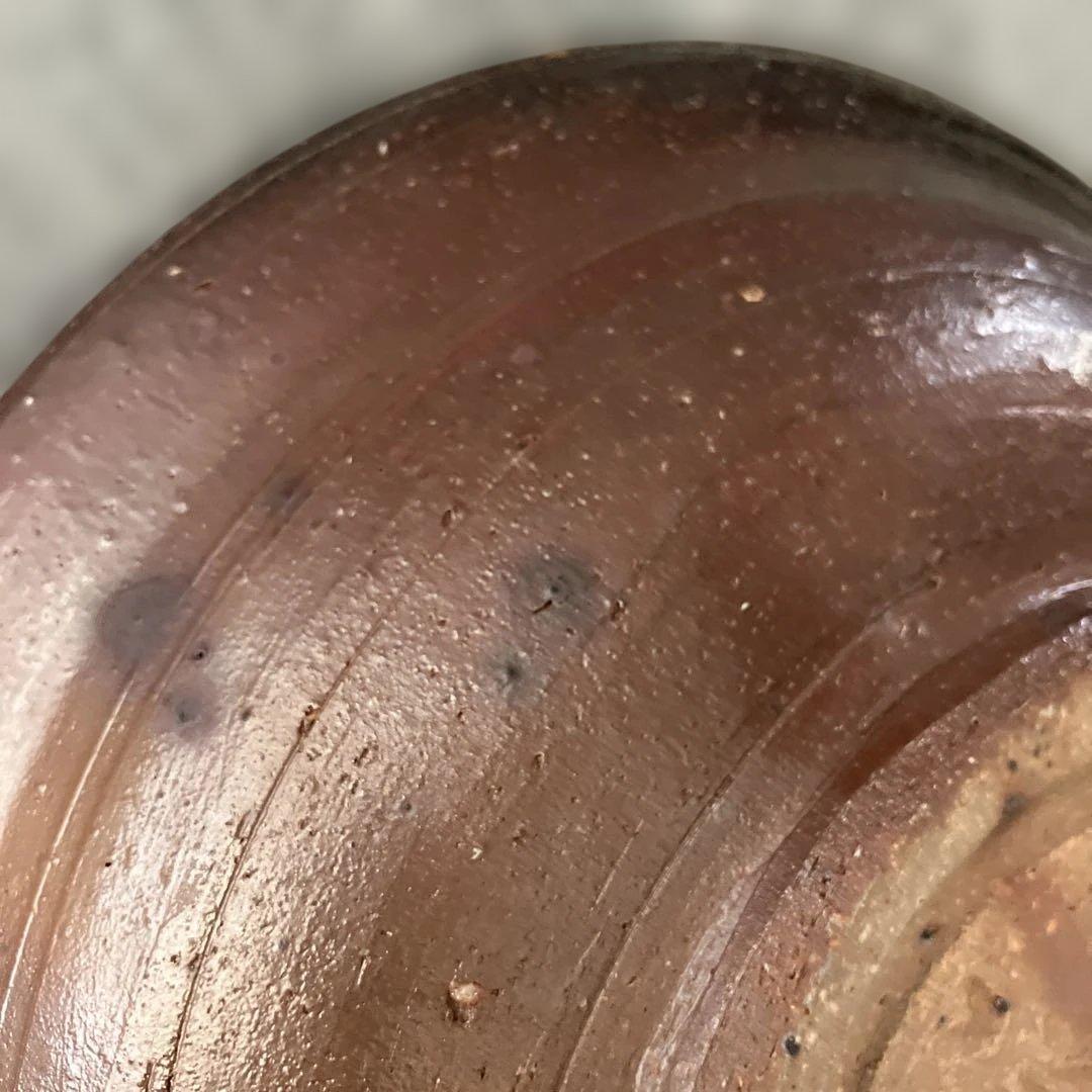 備前焼　織部焼　大皿　2枚