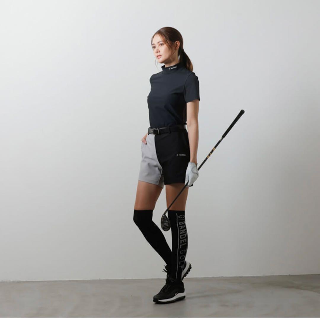 【新品・タグ付き】BANDEL レディース モックネック XS 黒 シンプル