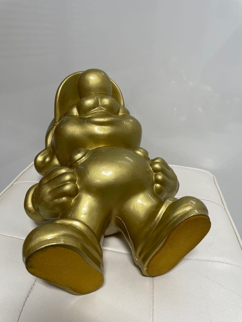 【店頭用　正規品】任天堂 スーパーマリオ 金のマリオ像 ゴールド マリオ