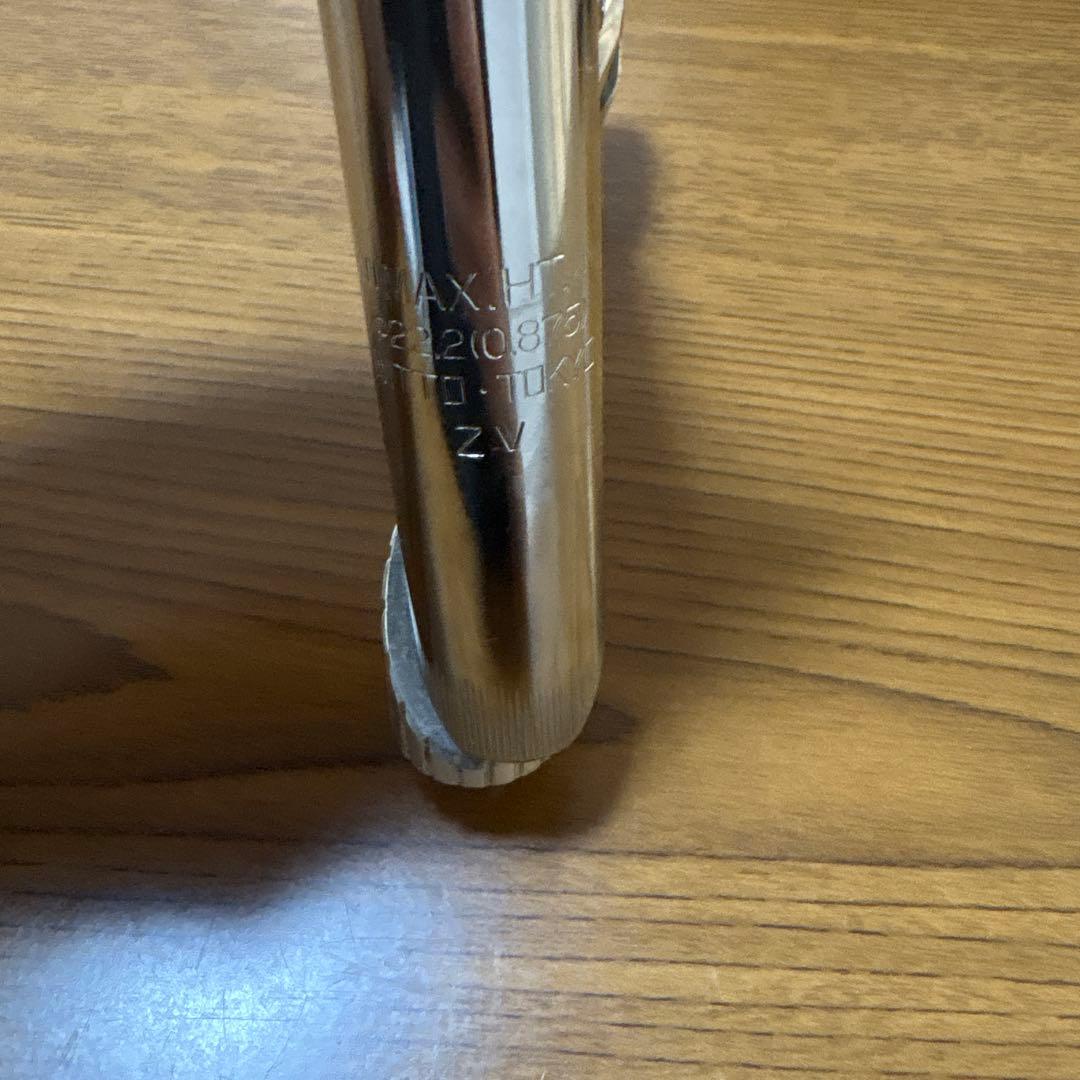 njs 125mm 深曲がり　ステム　Nitto 日東　鉄