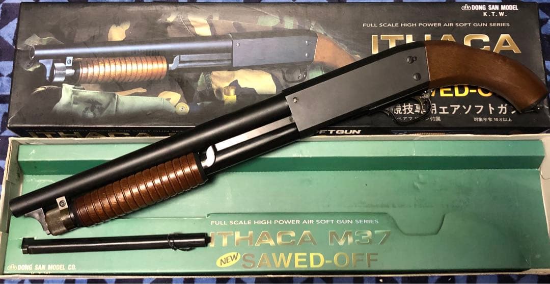 KTW イサカ　M37 ソウドオフ　エアコキ　ショットガン