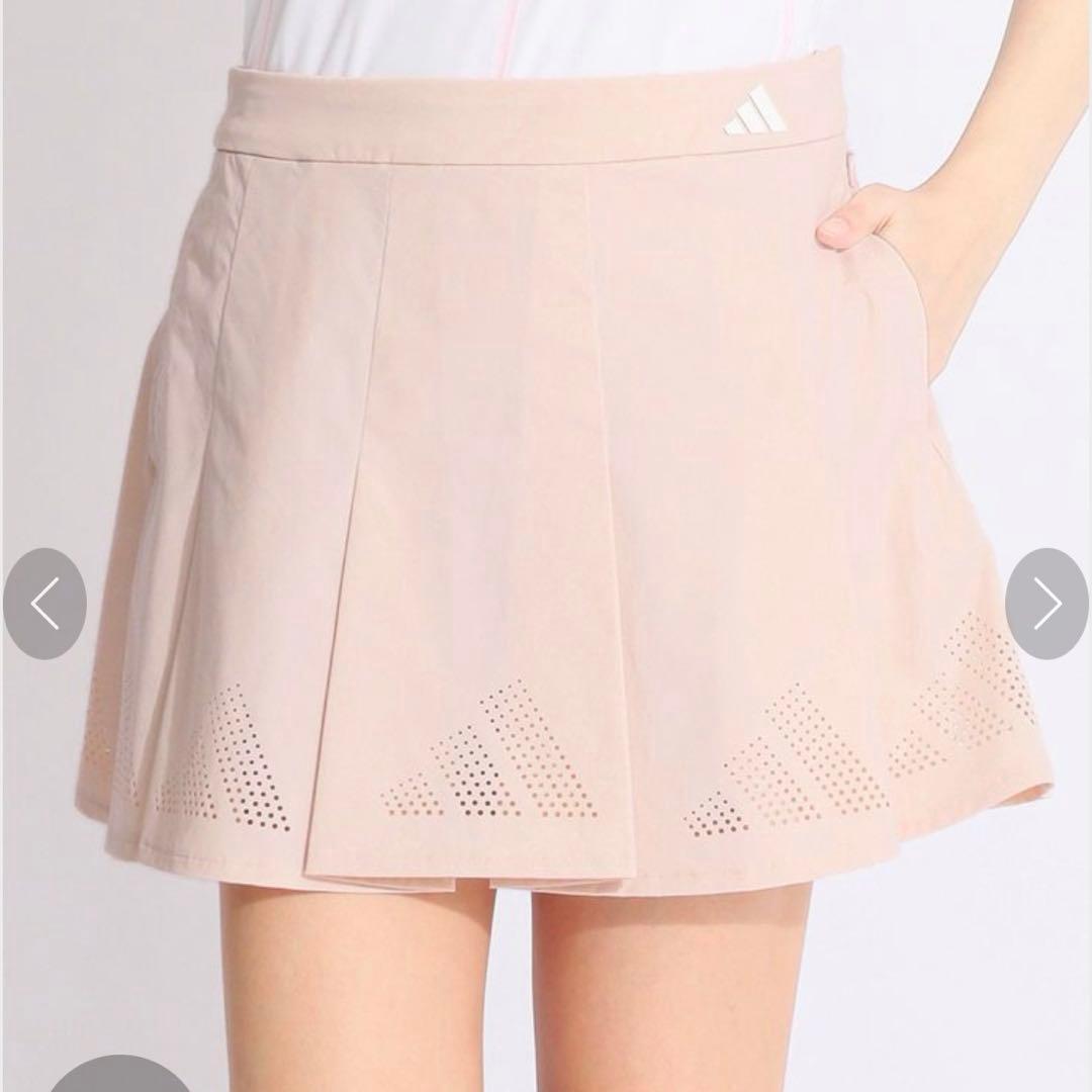 adidas【ゴルフ】BOSロゴパンチングフレアスカート