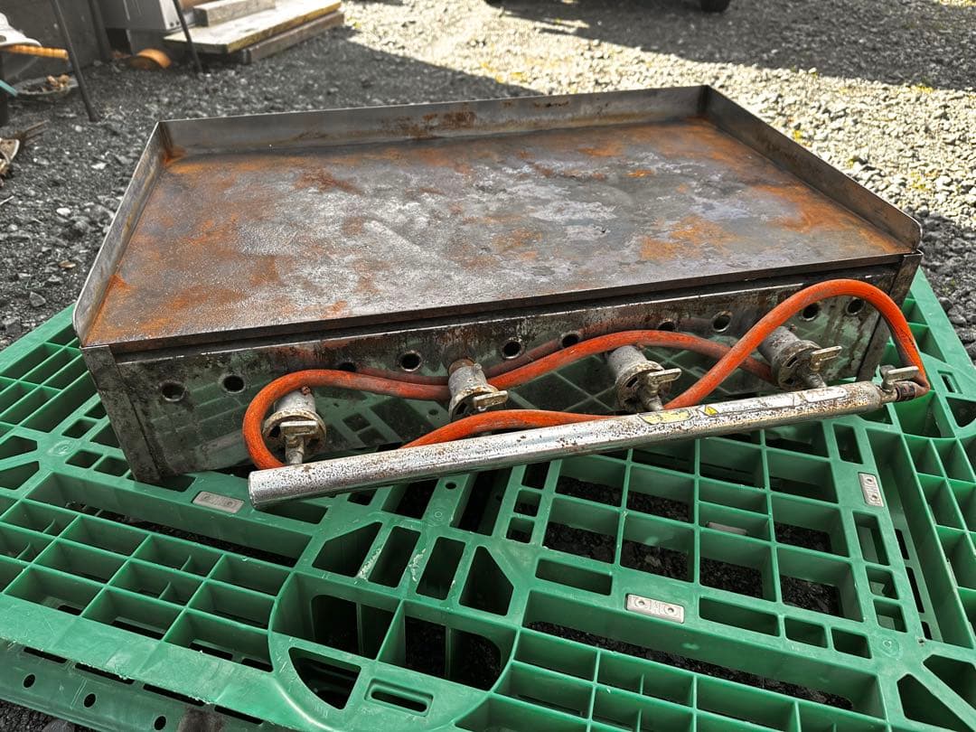 【兵庫】【引取】 業務用　鉄板焼　焼きそば　お好み焼き　コンロ 厨房機器