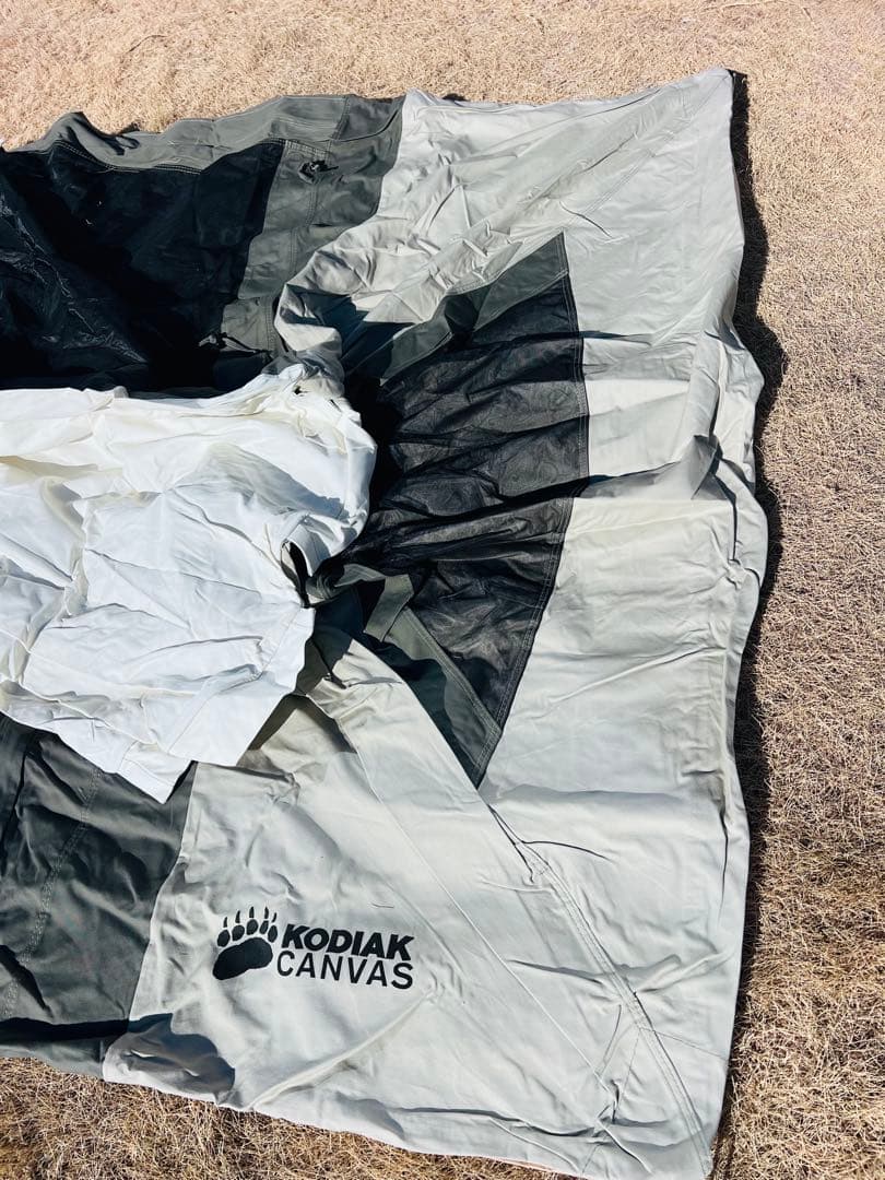 美品 Kodiak Canvas 2人用 グランドシート付