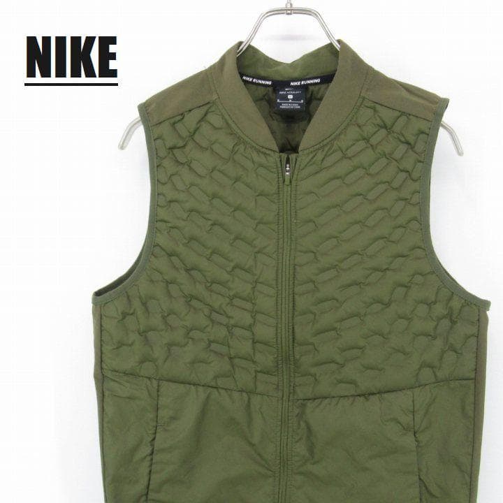 NIKE ナイキ エアロロフト ダウンべスト Mサイズ カーキ