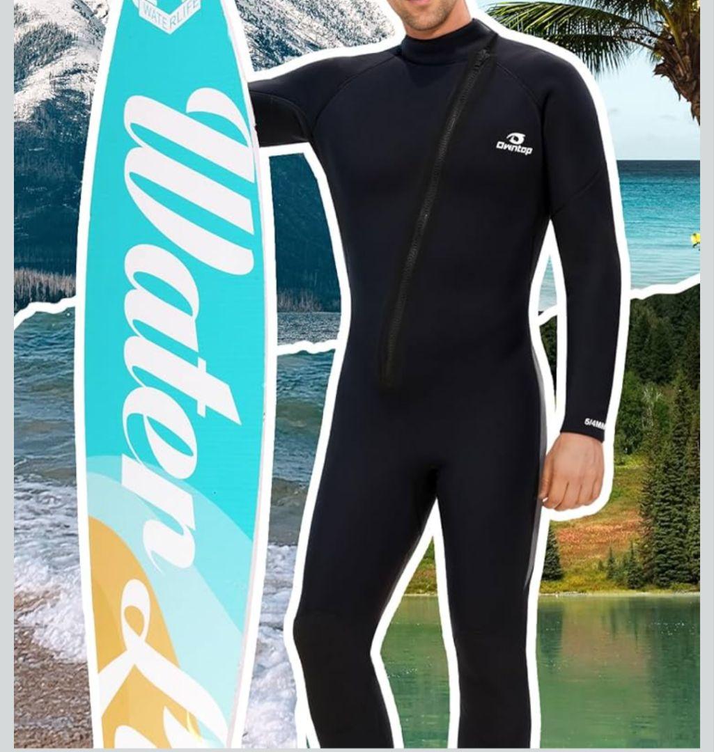 ​【新品】Owntop ウェットスーツ 5mm XL フルスーツ フロントジップ
