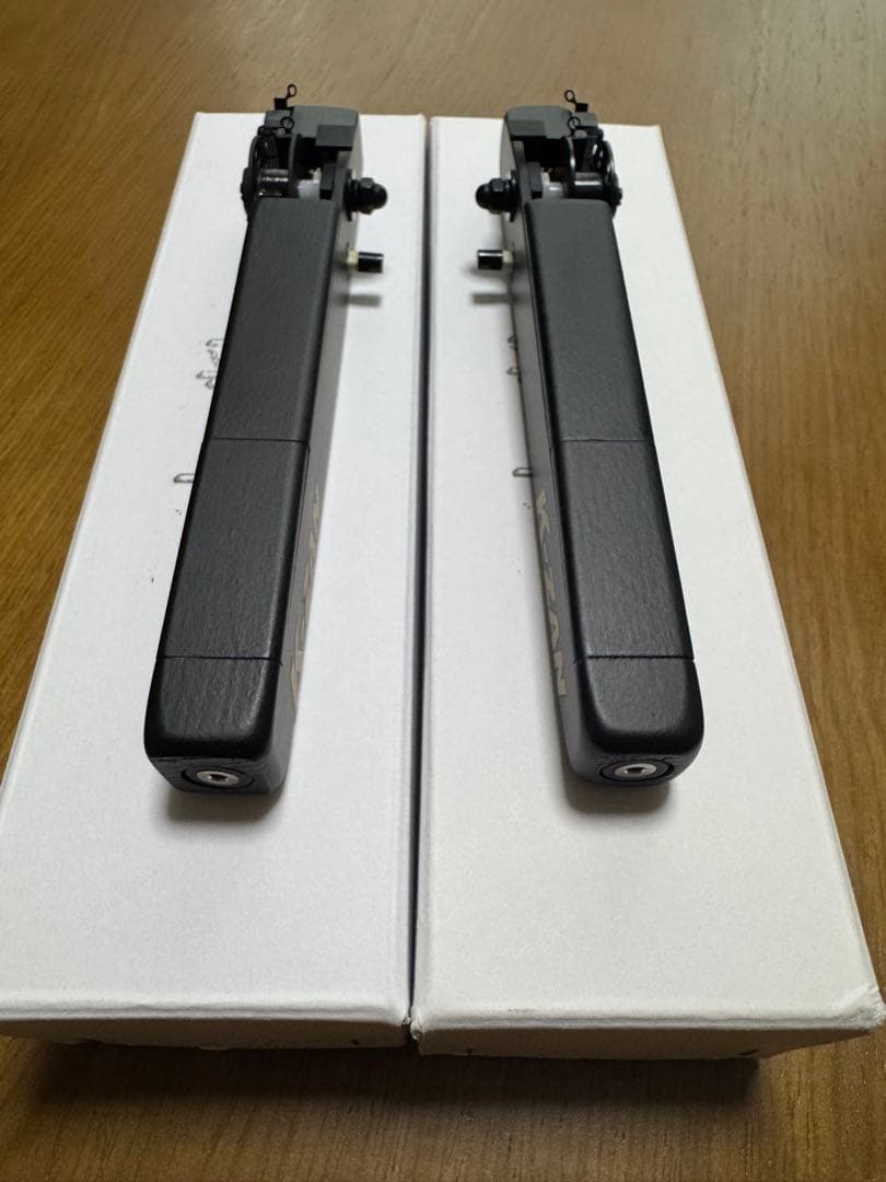 K-ZAN ワカサギリール 2個セット　マッドブラック　ゴールドロゴ