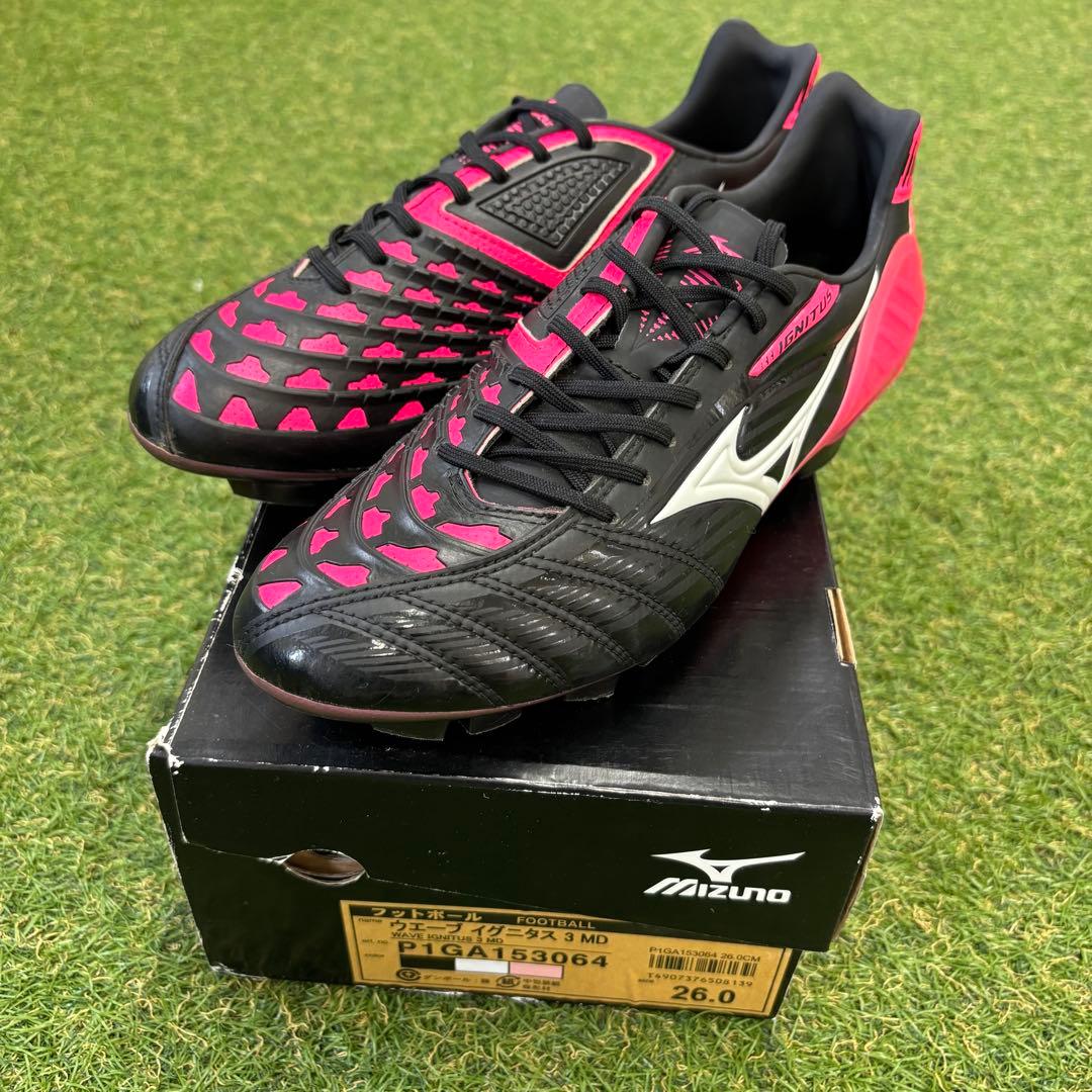 【即日発送 希少 美品】mizunoウエーブ イグニタス3 MD 26cm