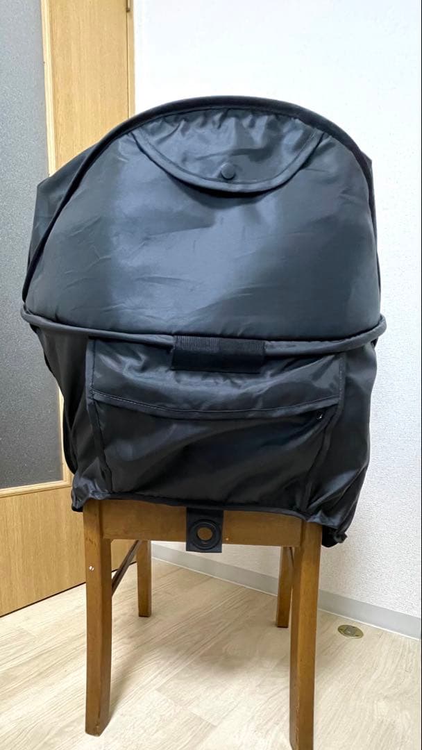 ギュットクルーム 純正チャイルドシート レインカバー 前 黒