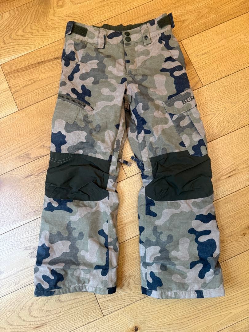 BURTON 子ども用ウェアセット XS ネイビー 迷彩