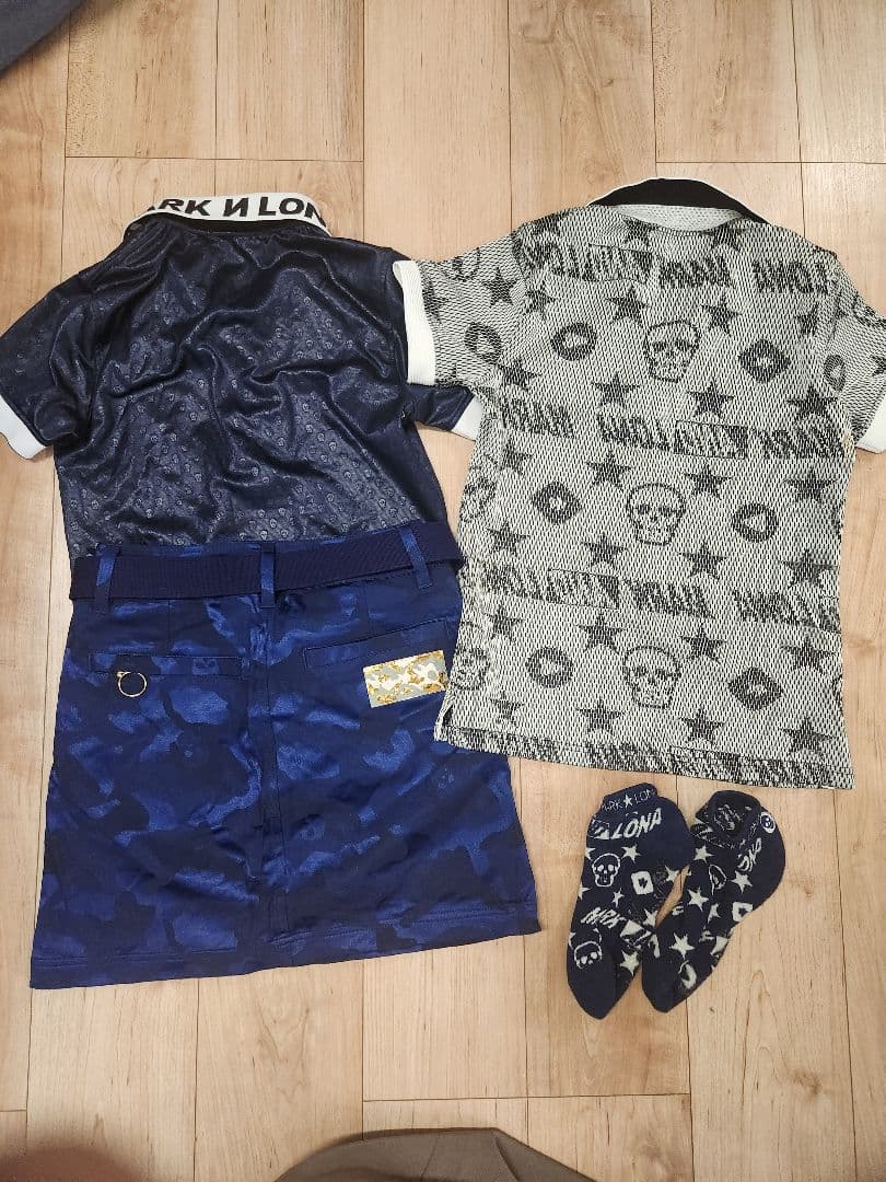 お値下げ MARK & LONA ポロシャツ、スカート、ベルト、靴下セット