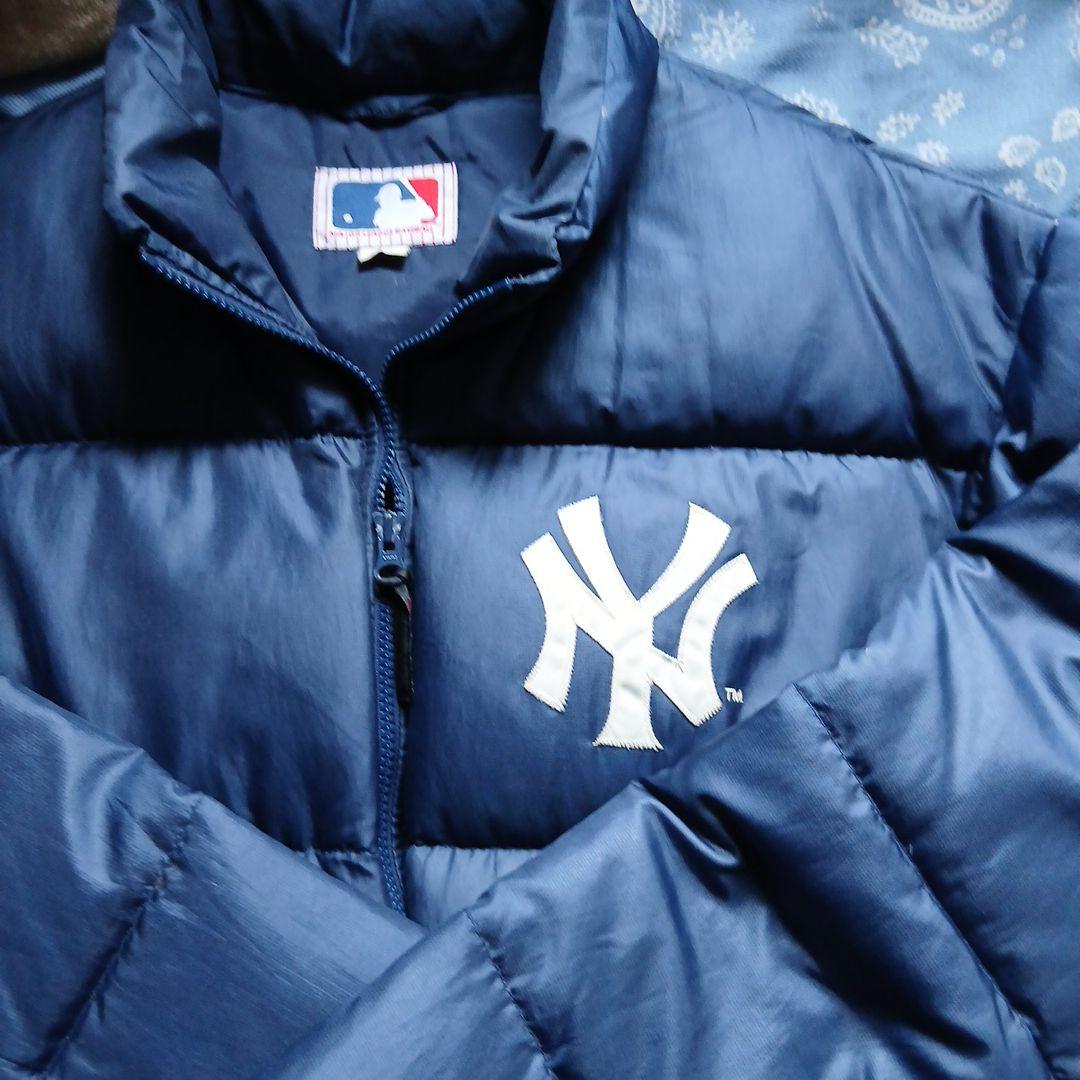 New York Yankees ダウンジャケット ネイビー、サイズO