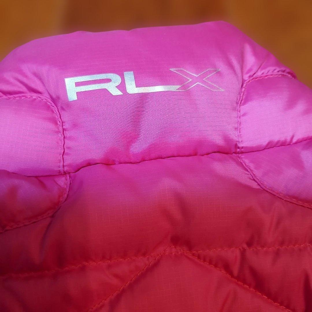 美品☆彡Ralph Lauren RLX ピンクダウンベスト