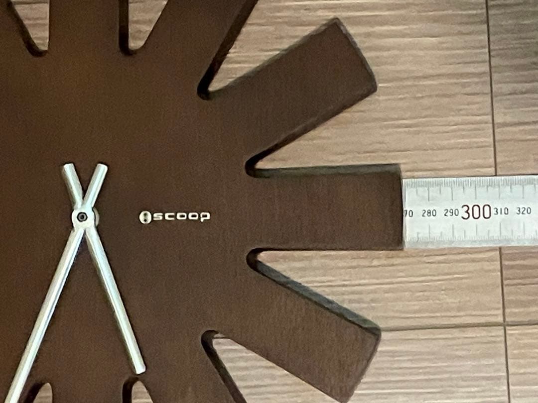 SCOOP/スコープ◆時計/掛け時計◆ウォールナット