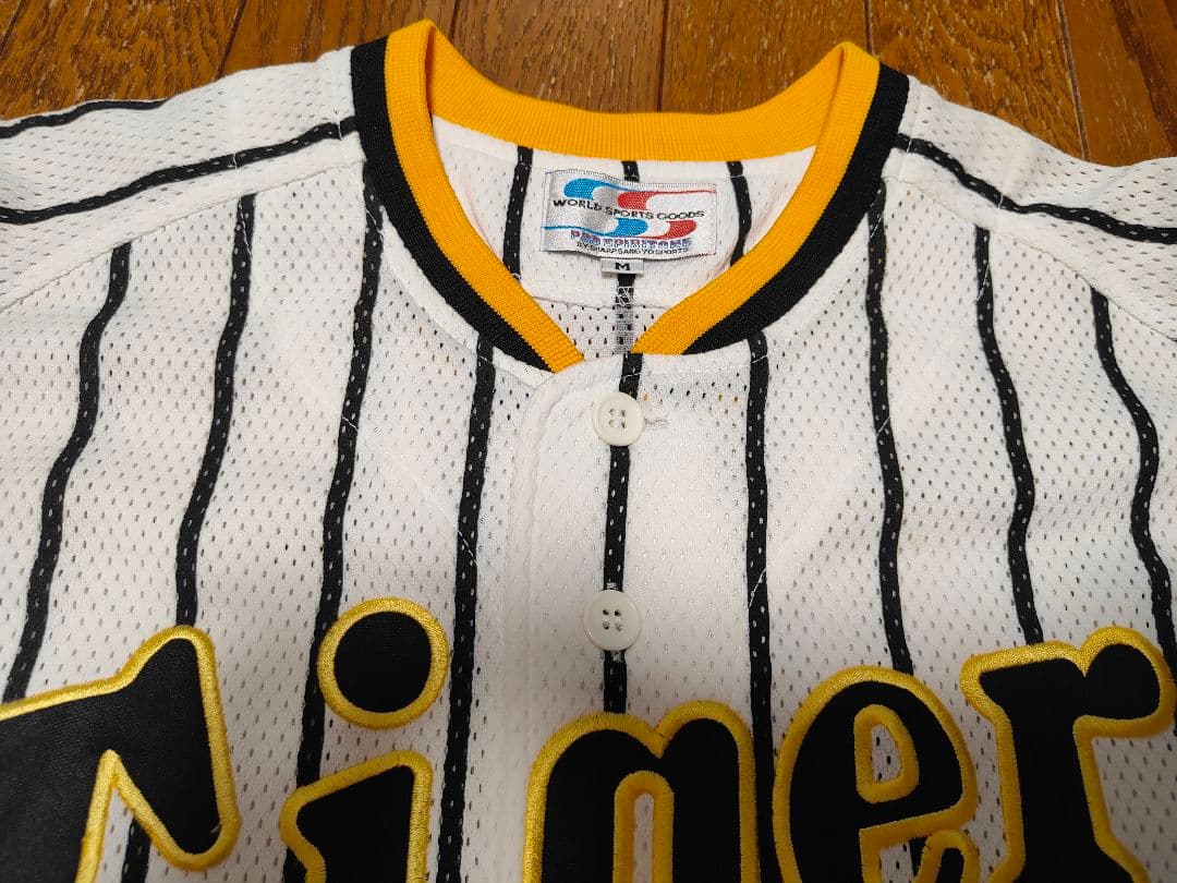 Tigers 阪神タイガース 桧山選手 復刻 ユニフォーム サイン入り M