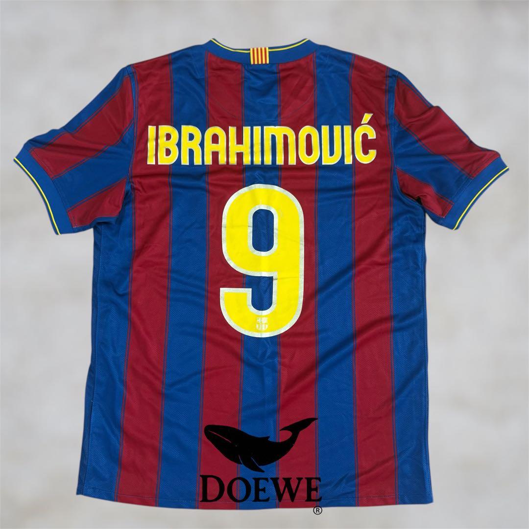 【正規品】FCバルセロナ イブラヒモビッチ 9 09/10 ホーム ユニフォーム