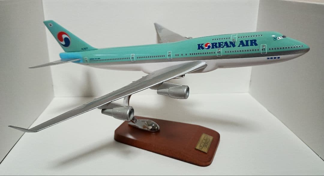 大韓航空 Korean Air B747-400 模型 40周年