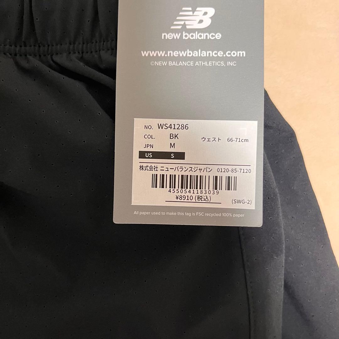 new balance WS41286 黒 ショートパンツ M ランニング用