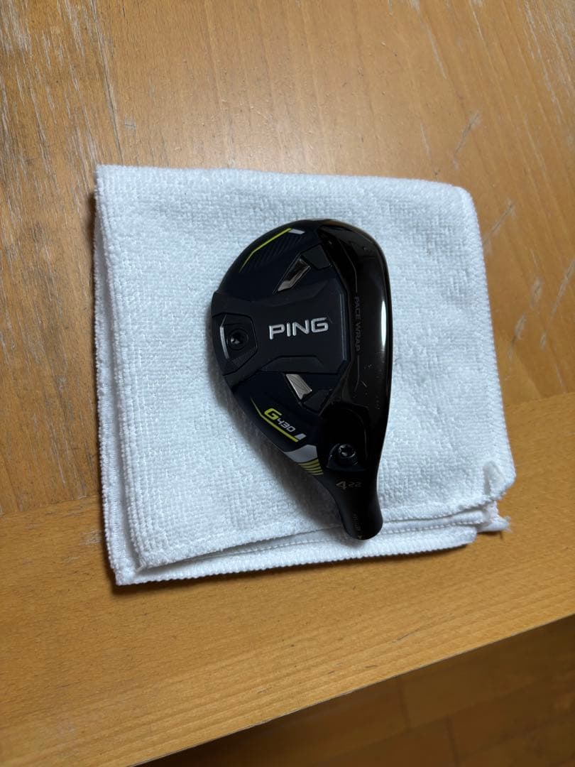 【新品・未使用同等】【ヘッドのみ】PING430UT/4番22度/純正スリーブ付