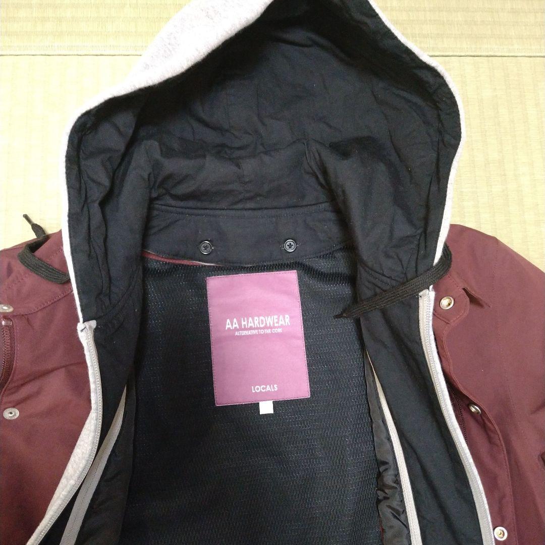 AA　THRASHER フード付きジャケット バーガンディ