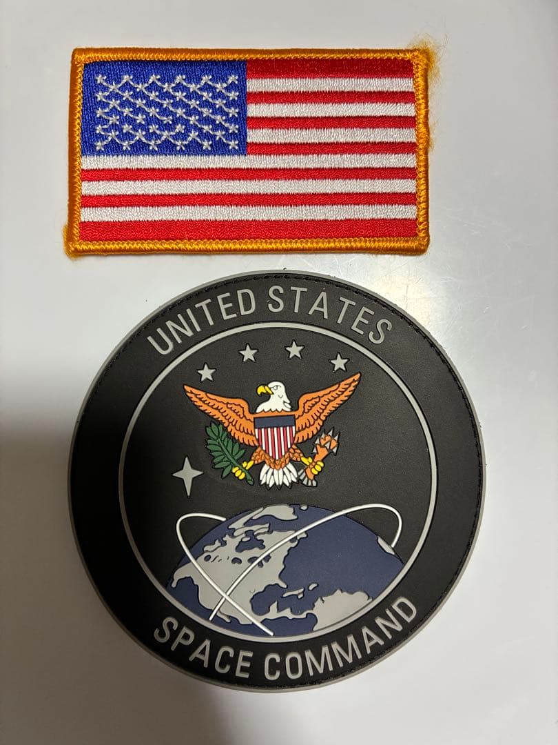 米宇宙軍　ゴムワッペン　パッチ　セット