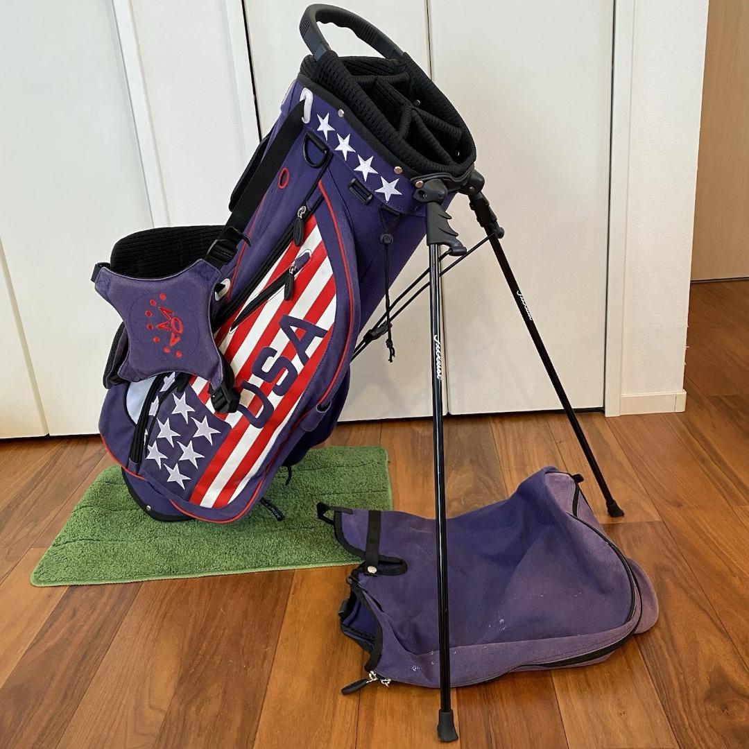 タイトリスト スコッティキャメロン レトロ USA国旗柄 スタンド ゴルフバッグ