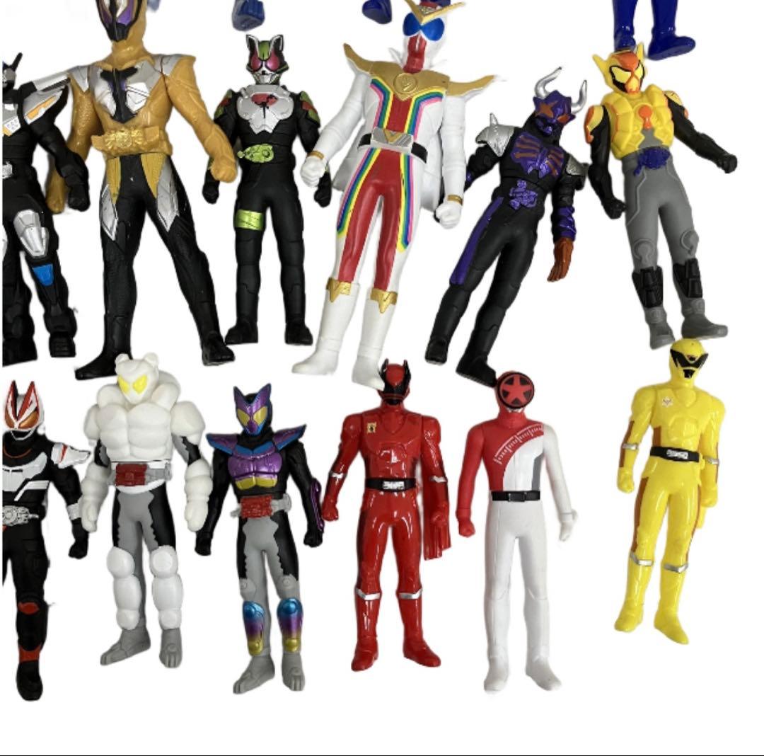 仮面ライダー ソフビ 戦隊 フィギュア おまとめ 38点