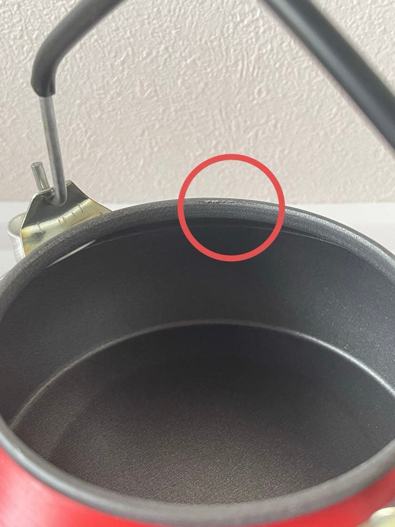 美品 trangia トランギア ケトル 0.6L 廃盤 貴重 レア 赤