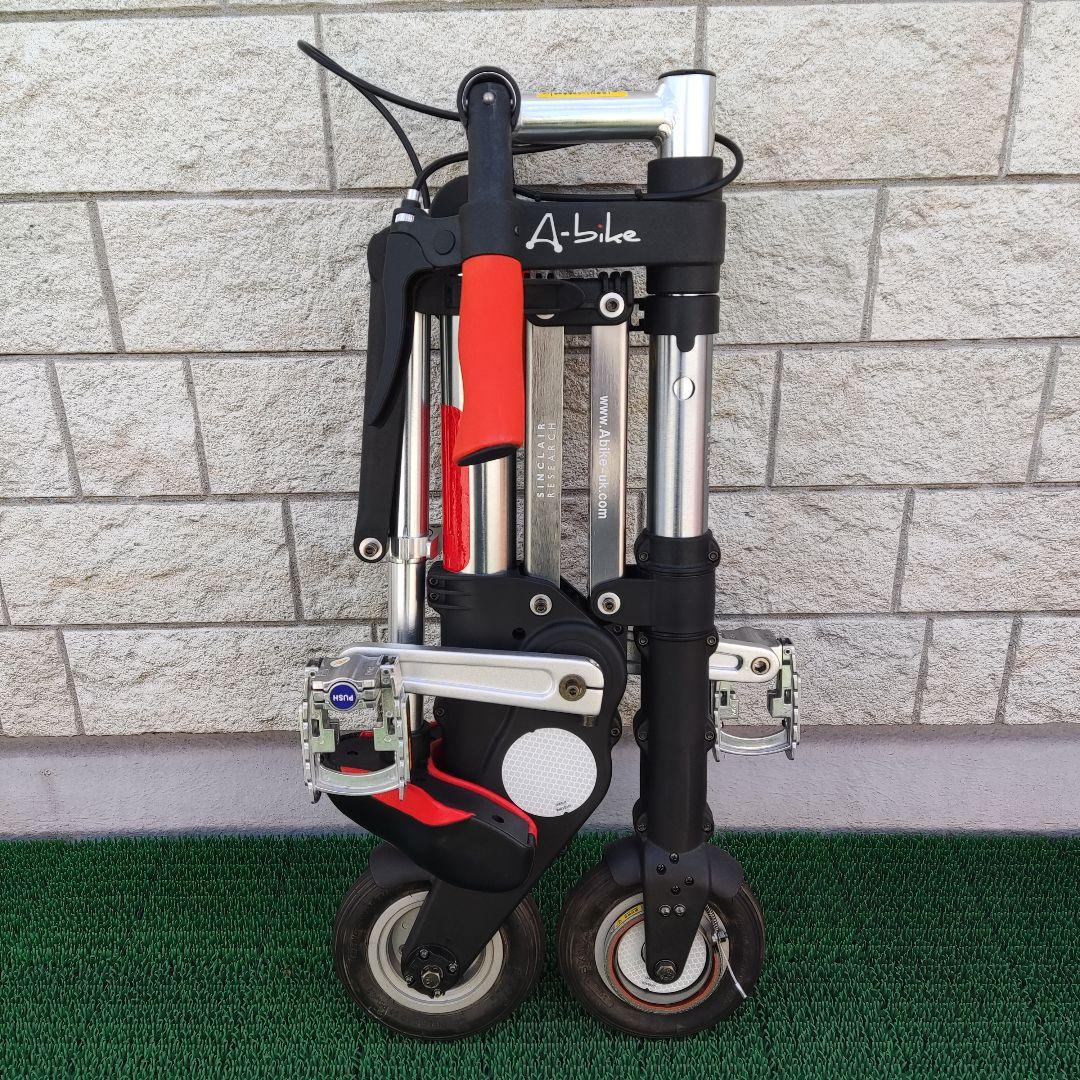 極美品 10m走行 正規 付属品完備 A-bike 折りたたみ自転車 DZB01