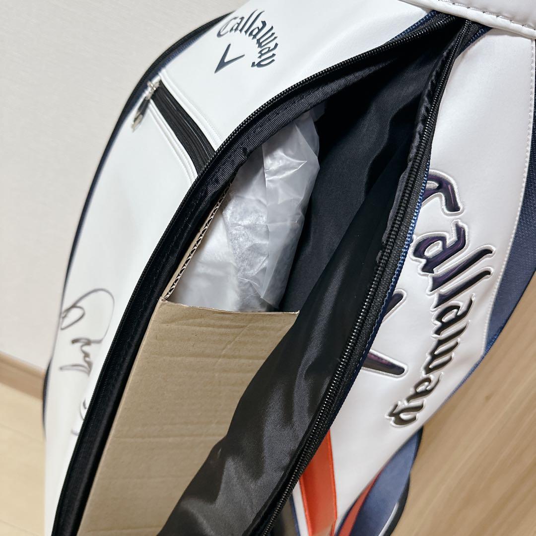 石川遼サイン 未使用 Callaway キャロウェイ キャディバッグ 9型 軽量