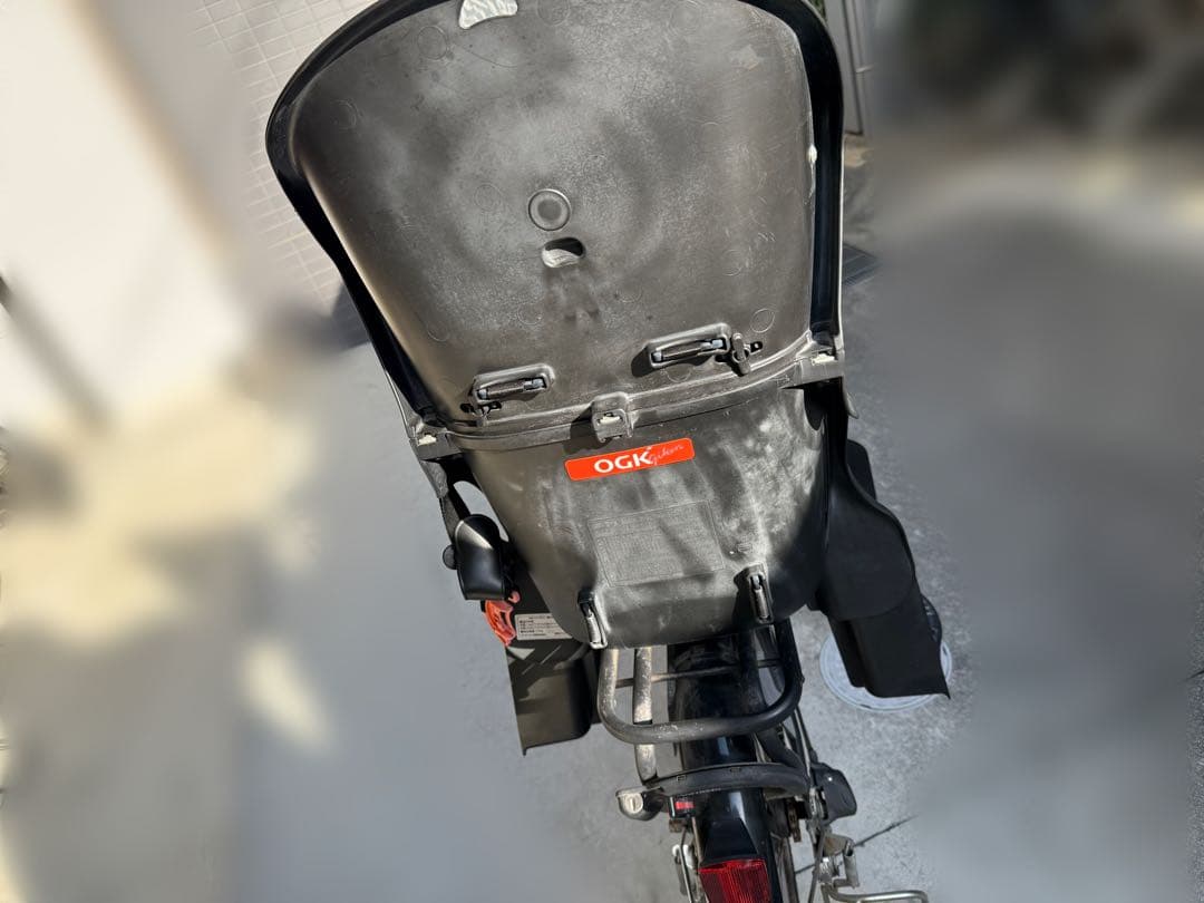 前後チャイルドシート付き非電動自転車