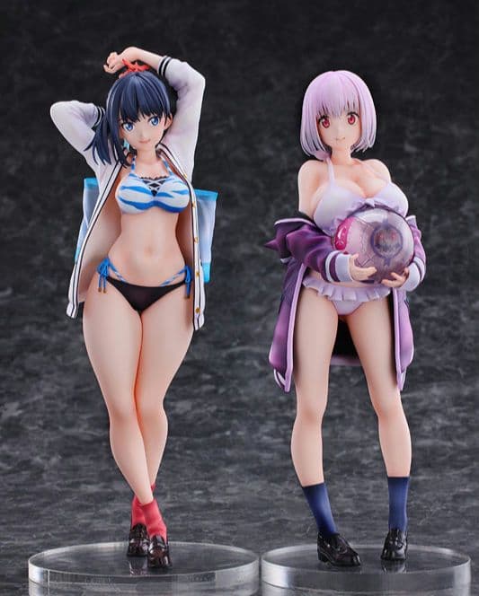 グリッドマン　宝多六花　新条アカネ　水着　1/7　フィギュア　アルファマックス