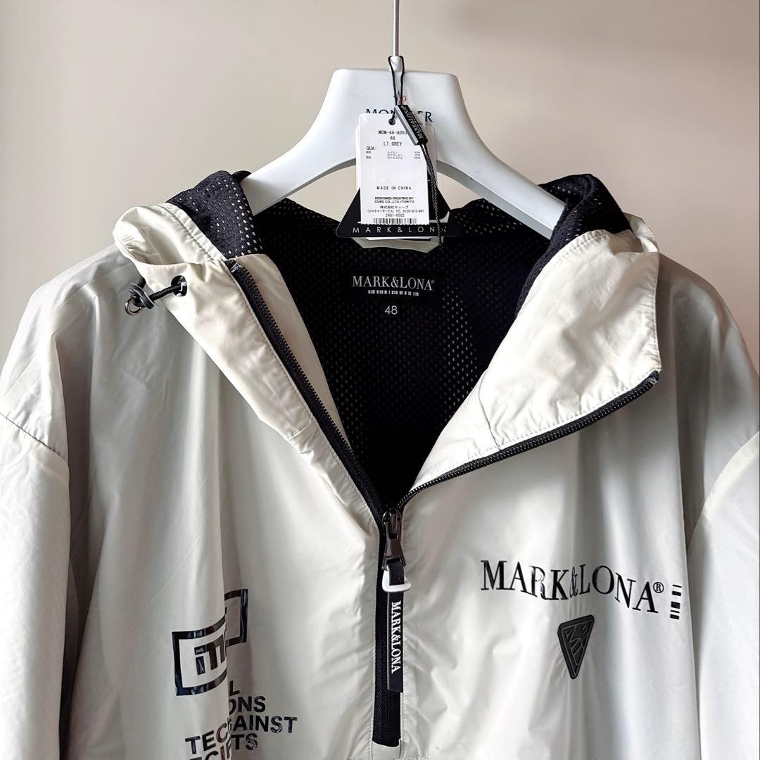 美品 ★ MARK&LONA プルオーバー グレー アウター マーク&ロナ