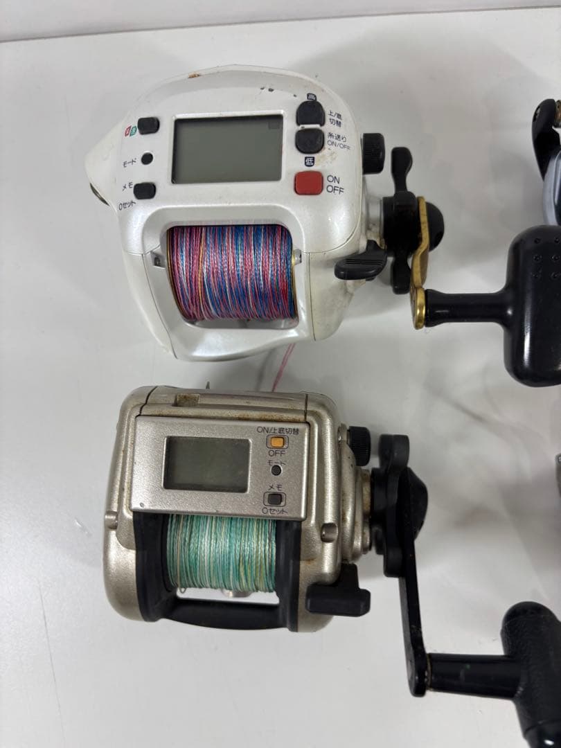 SHIMANO 小船1000 電動リール デジタル表示 ホワイト シルバー
