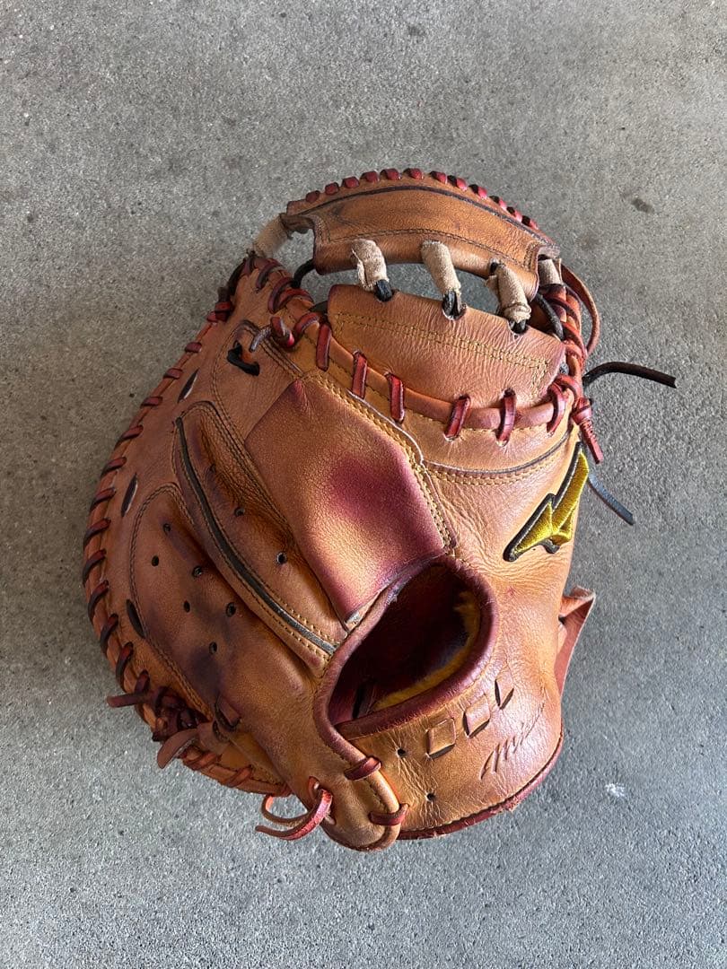Mizuno Pro オレンジレザー硬式グローブ