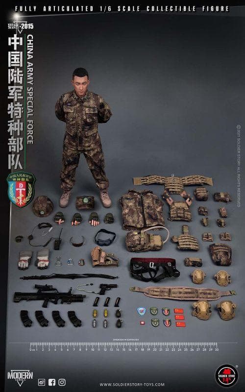 1/6 中国人民解放軍 陸軍特殊部隊 ”ファルコン 2015” （SS119）