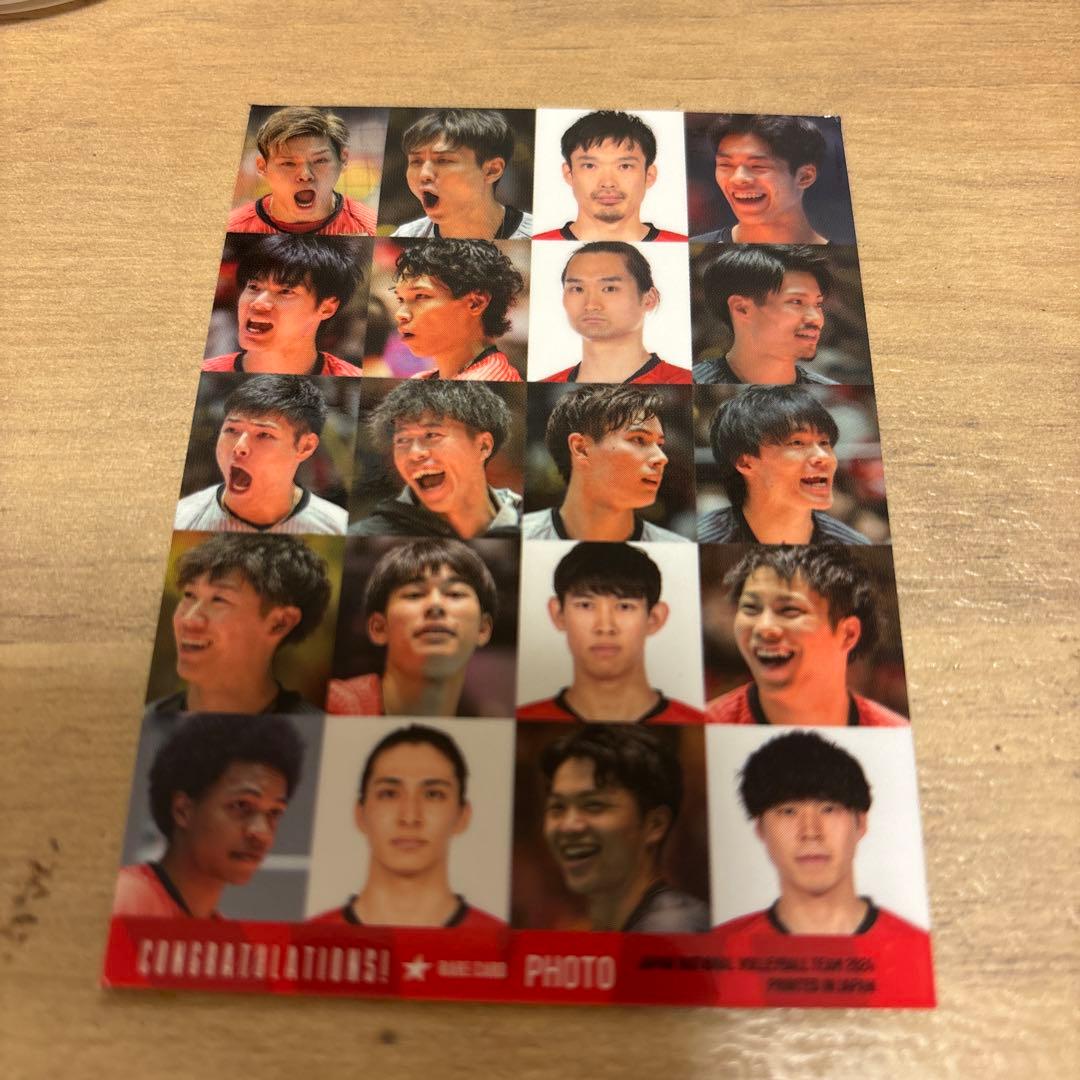 《高橋藍》2024年 日本代表 バレーボール フォトカード