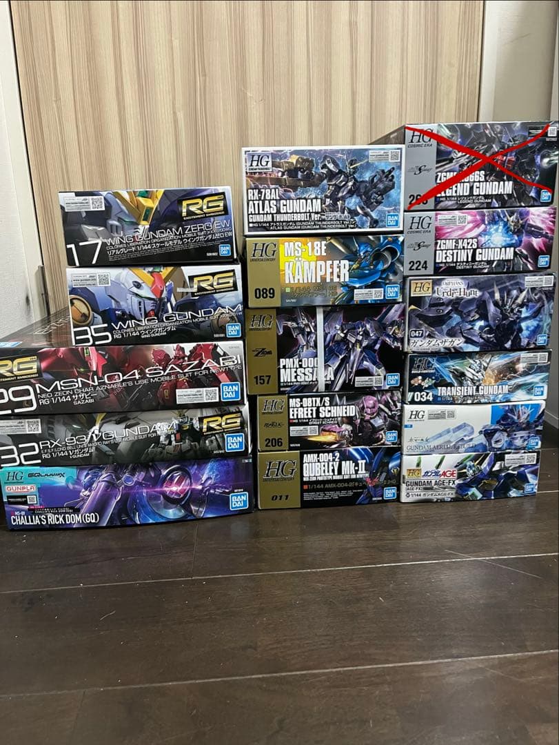 RG νガンダム　HGCE デスティニーガンダム1/144 ガンプラまとめ売り