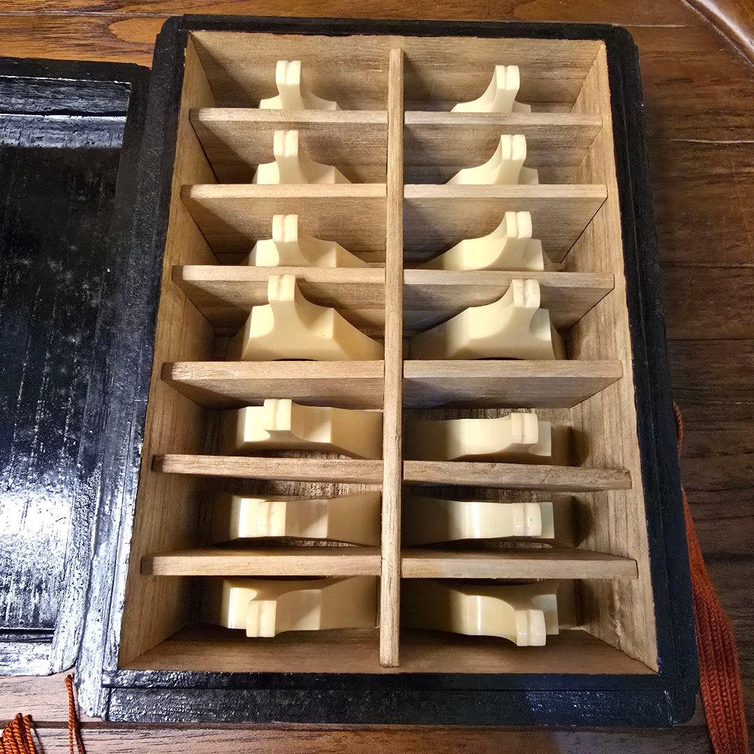 天然素材製 琴柱 桐箱入り