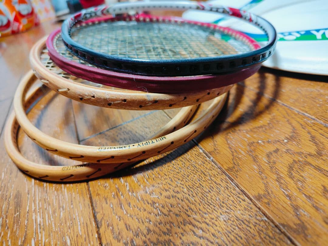 YONEX ヨネックス バドミントン ラケット ヴィンテージ レトロ 木製