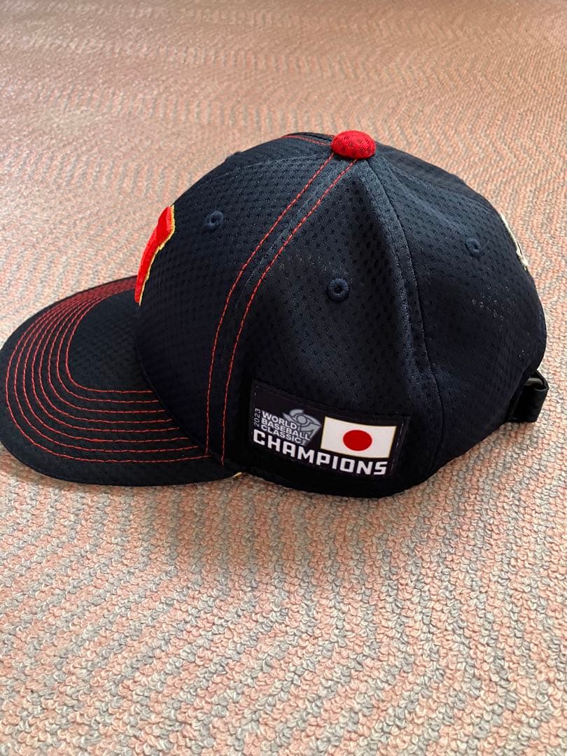 WBCキャップソフトバンクホークス牧原大成おまけ2024ビールかけ実使用キャップ