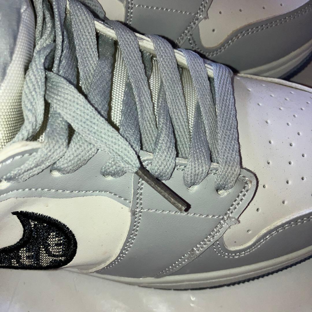 Dior Air Jordan ホワイト/グレー 日曜日売り切り　在庫処分市